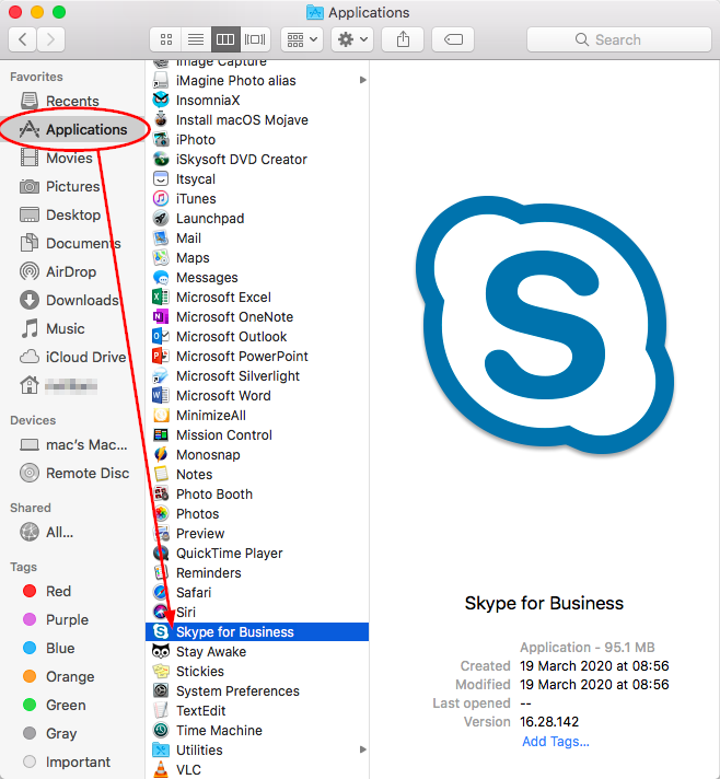 use skype for business on mac